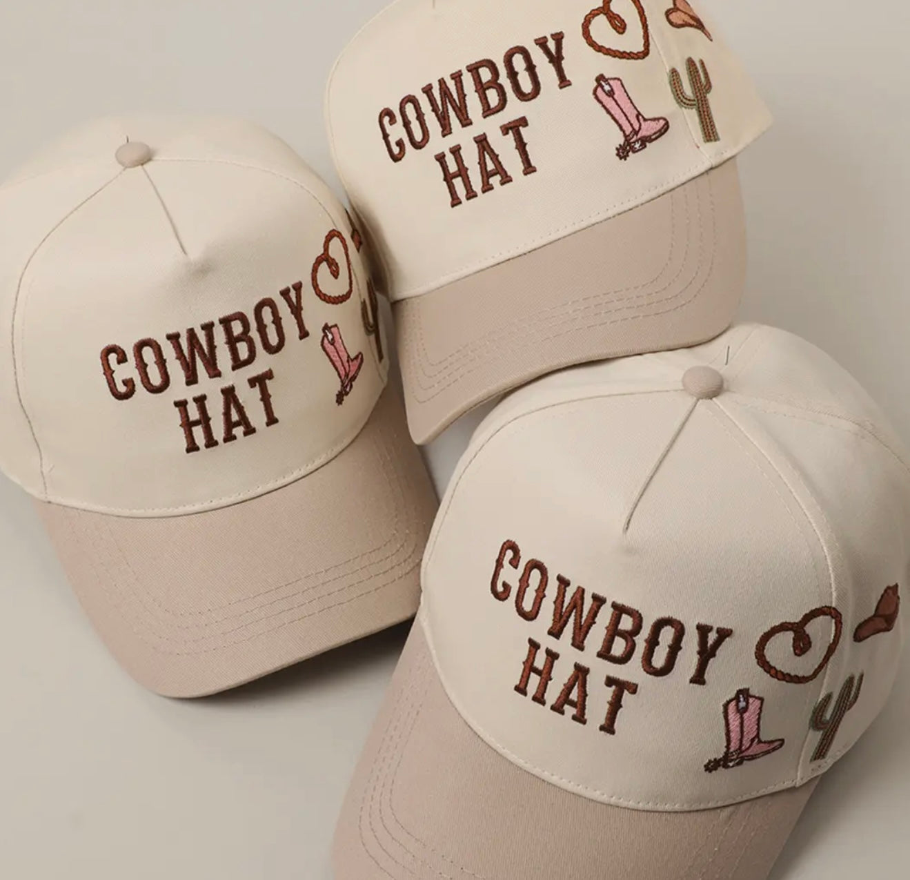 Cowboy Hat Cactus Trucker