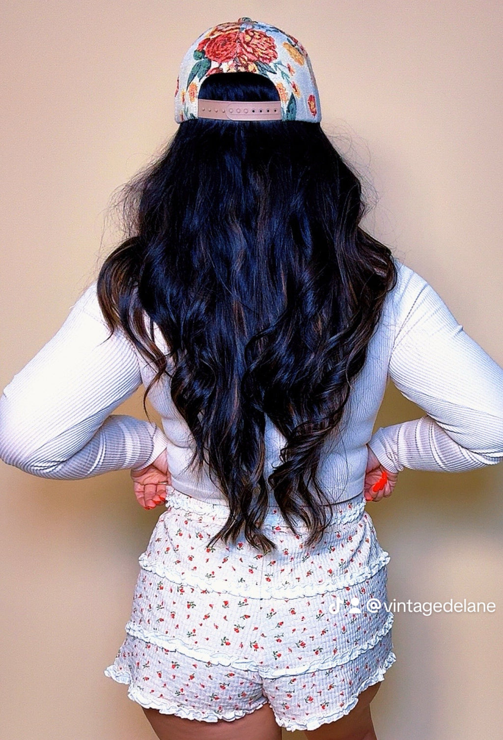 Ivory Snap Henley Crop Top