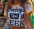 The Cowboys & Beer Baby Tee
