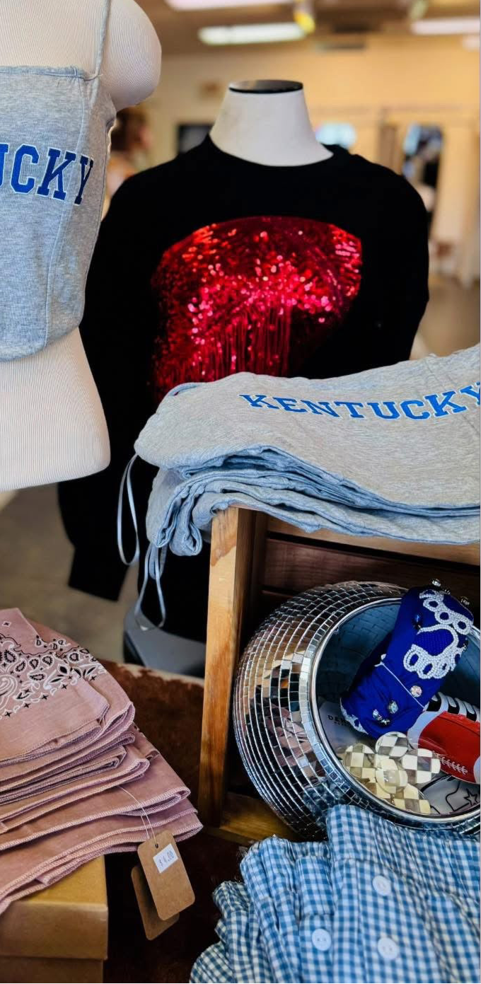 Sequin Fringe Sweatshirt