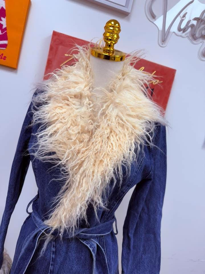Luxe Denim Coat