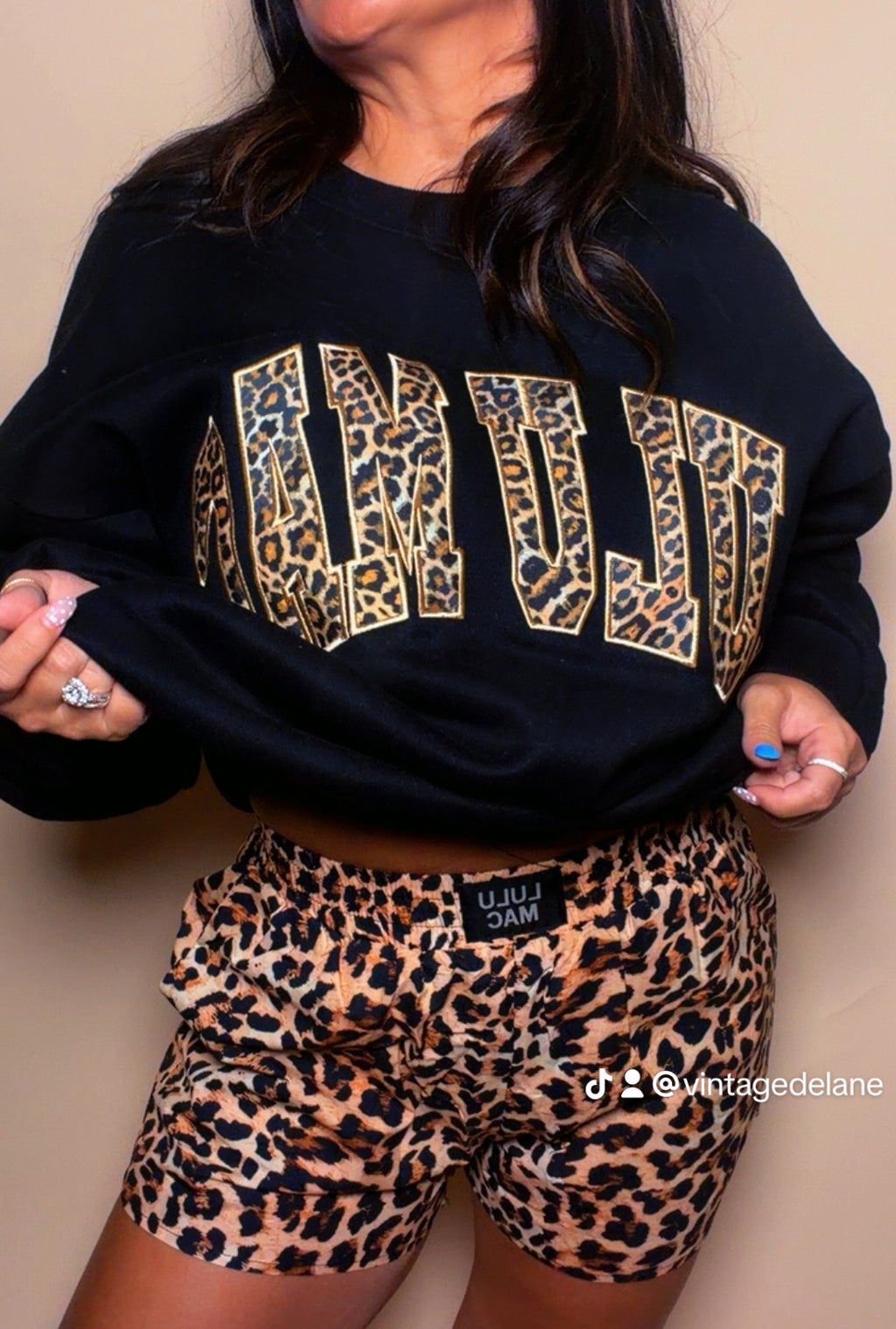 Lulu Cheetah Crewneck