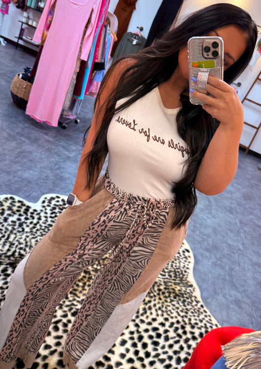 Wild Side Patchwork Pants