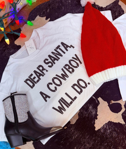 Cowboy Christmas Tee