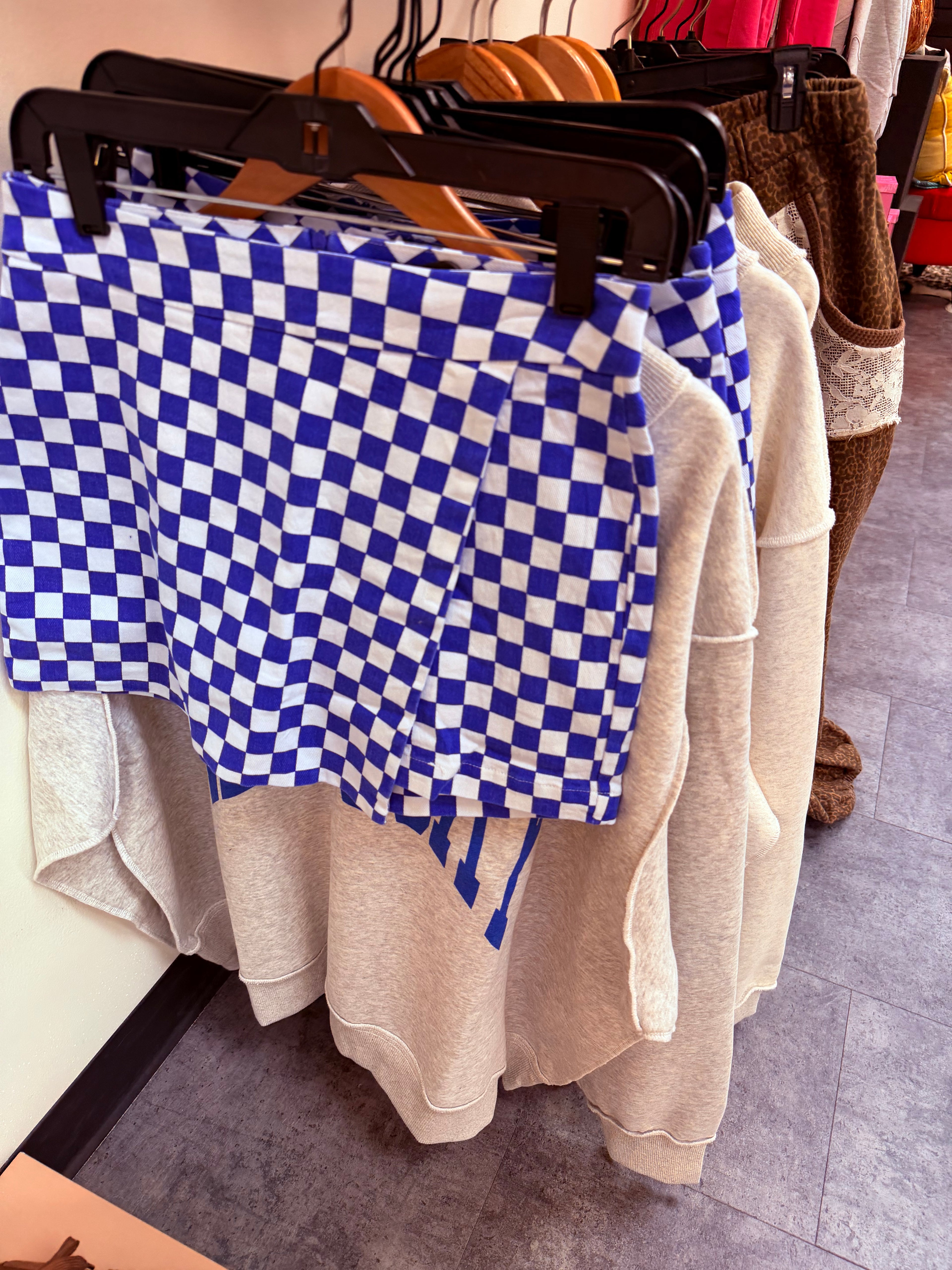 Bluegrass Checkered Skort 💙🤍