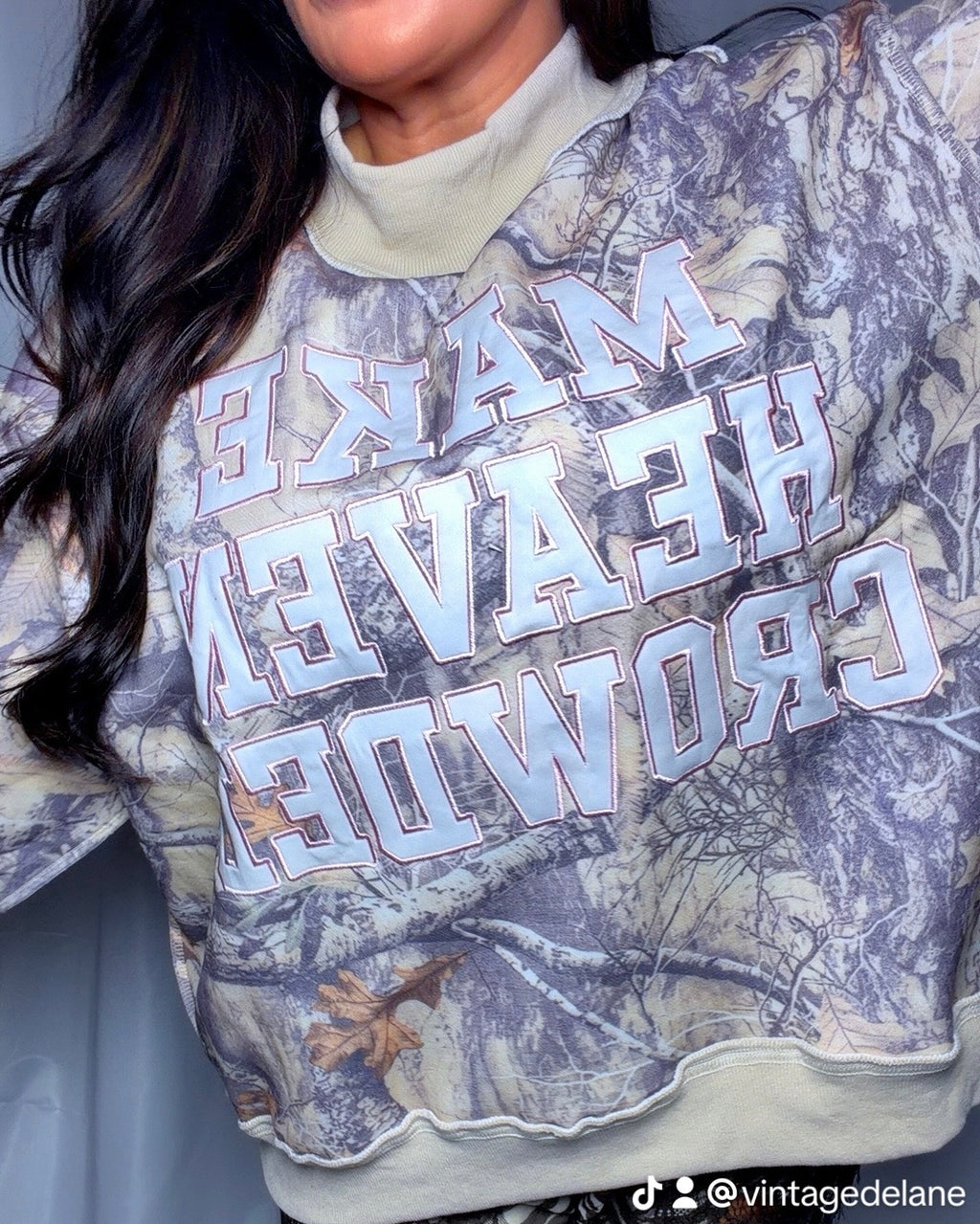 Make Heaven Camo Sweatshirt