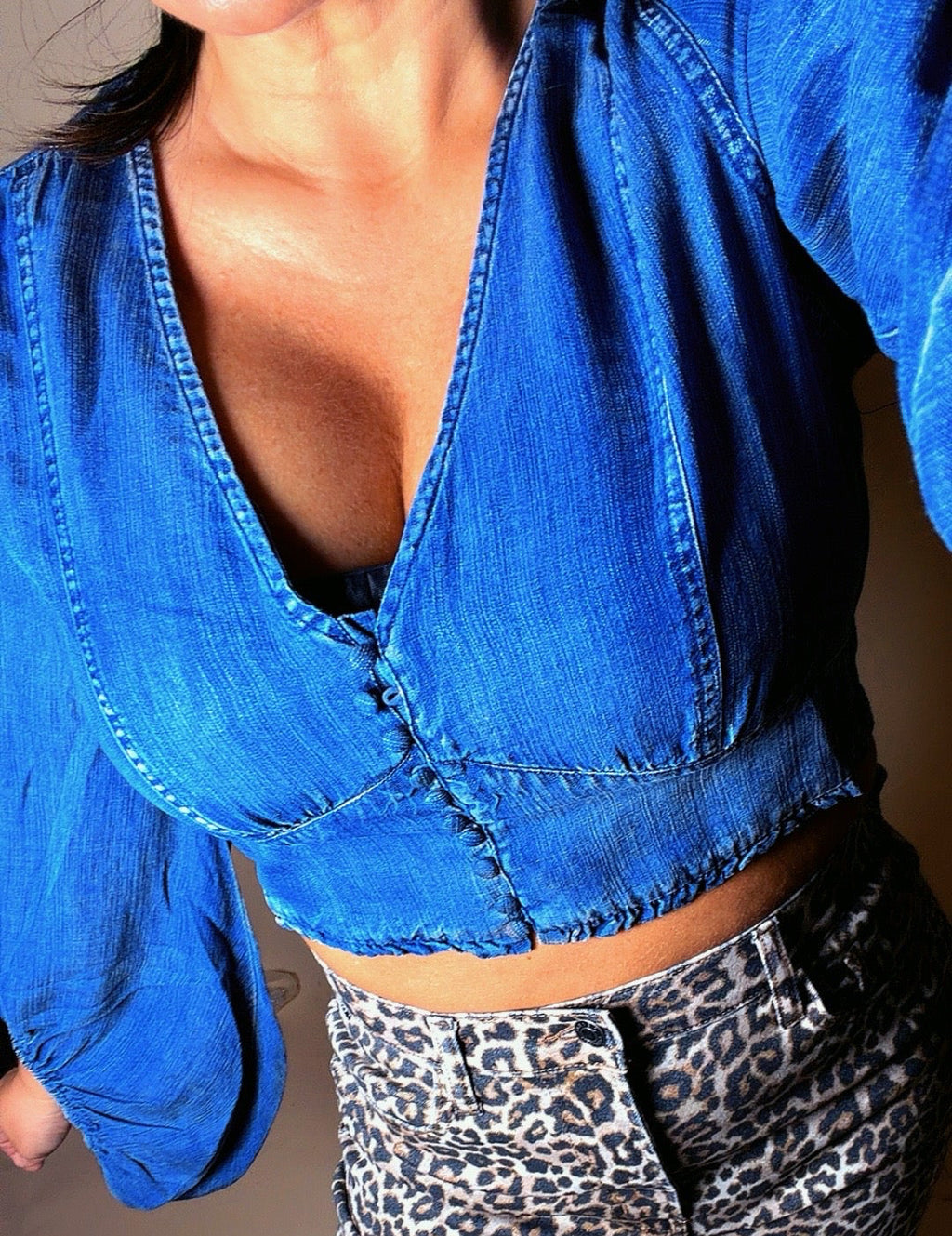 Blue Jean Baby Denim Top