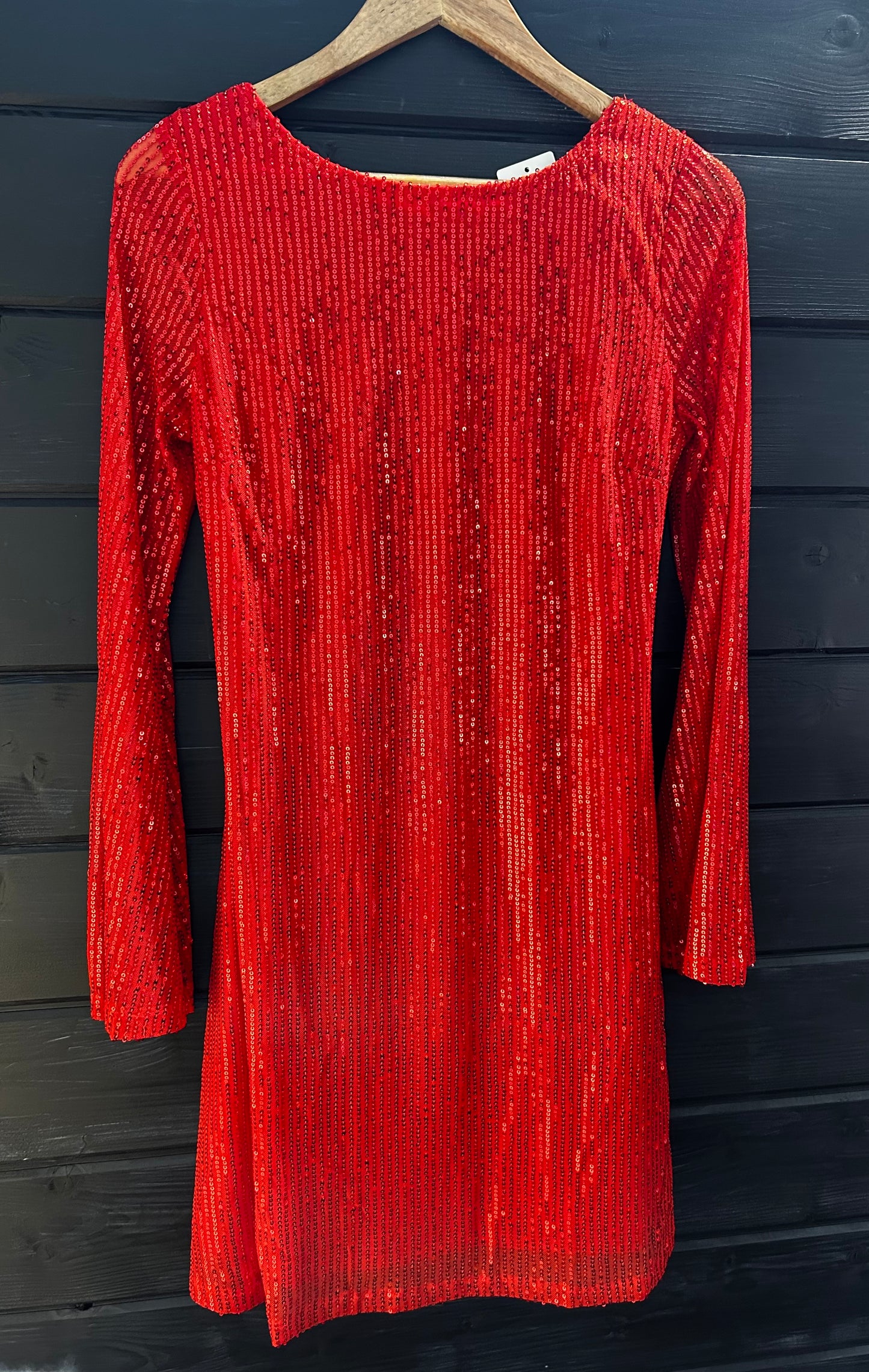 Santa Baby Sequin Bow Dress