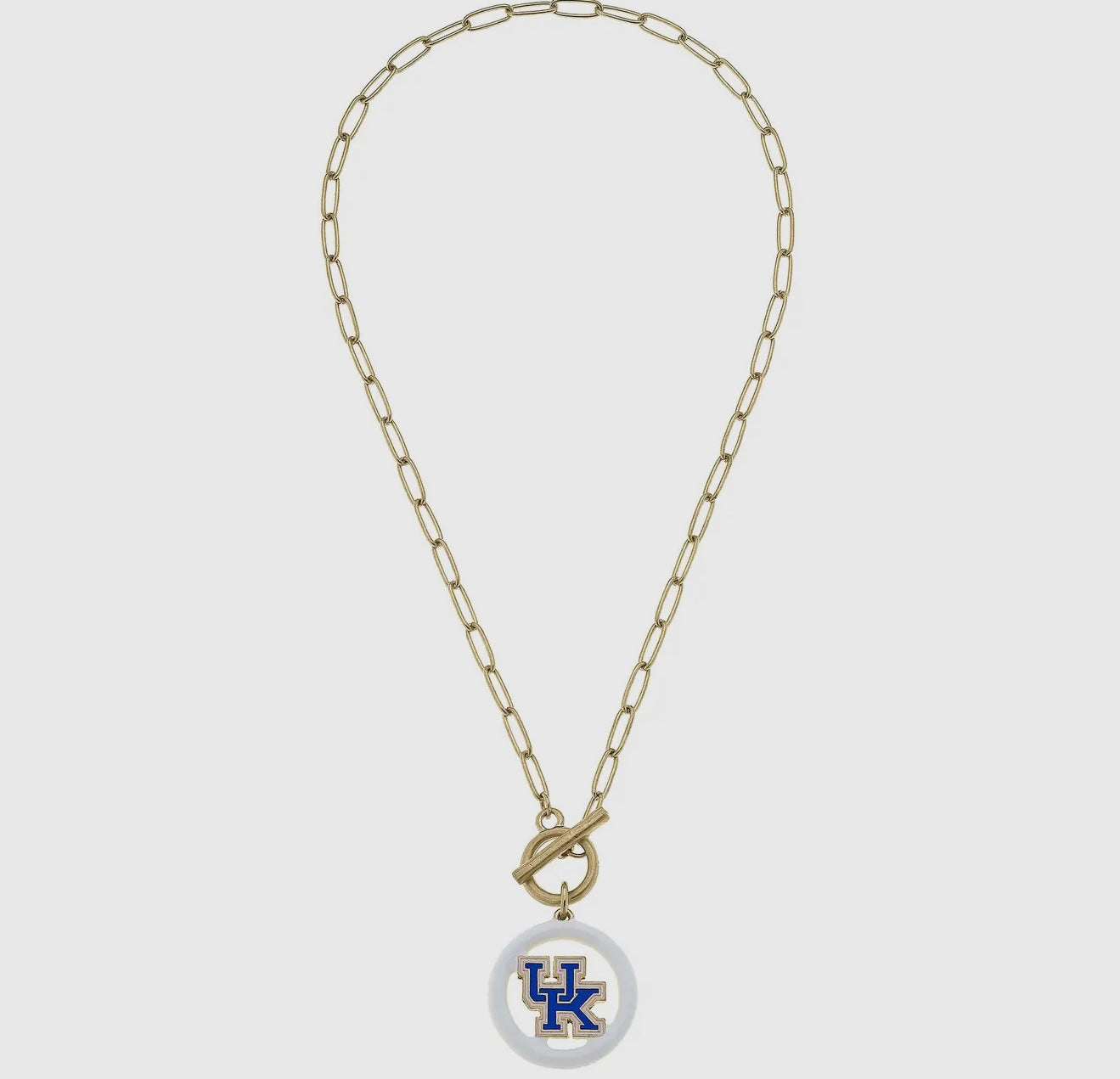 UK Logo T Bar Necklace