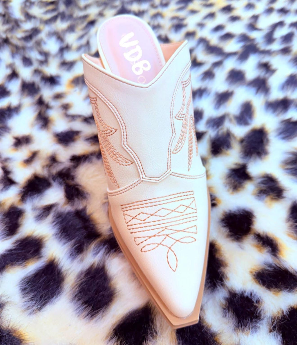 Western Heeled Mules