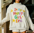 Reversible Happy Girl Mockneck