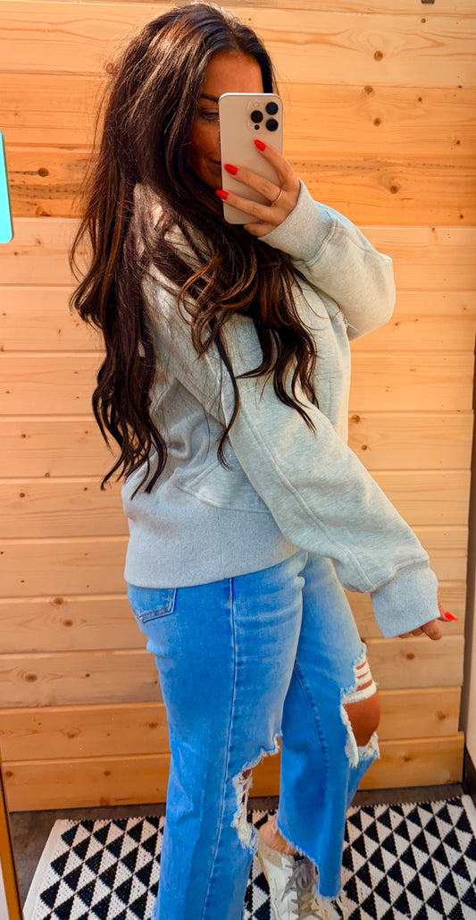 Smoky Sky Half Zip