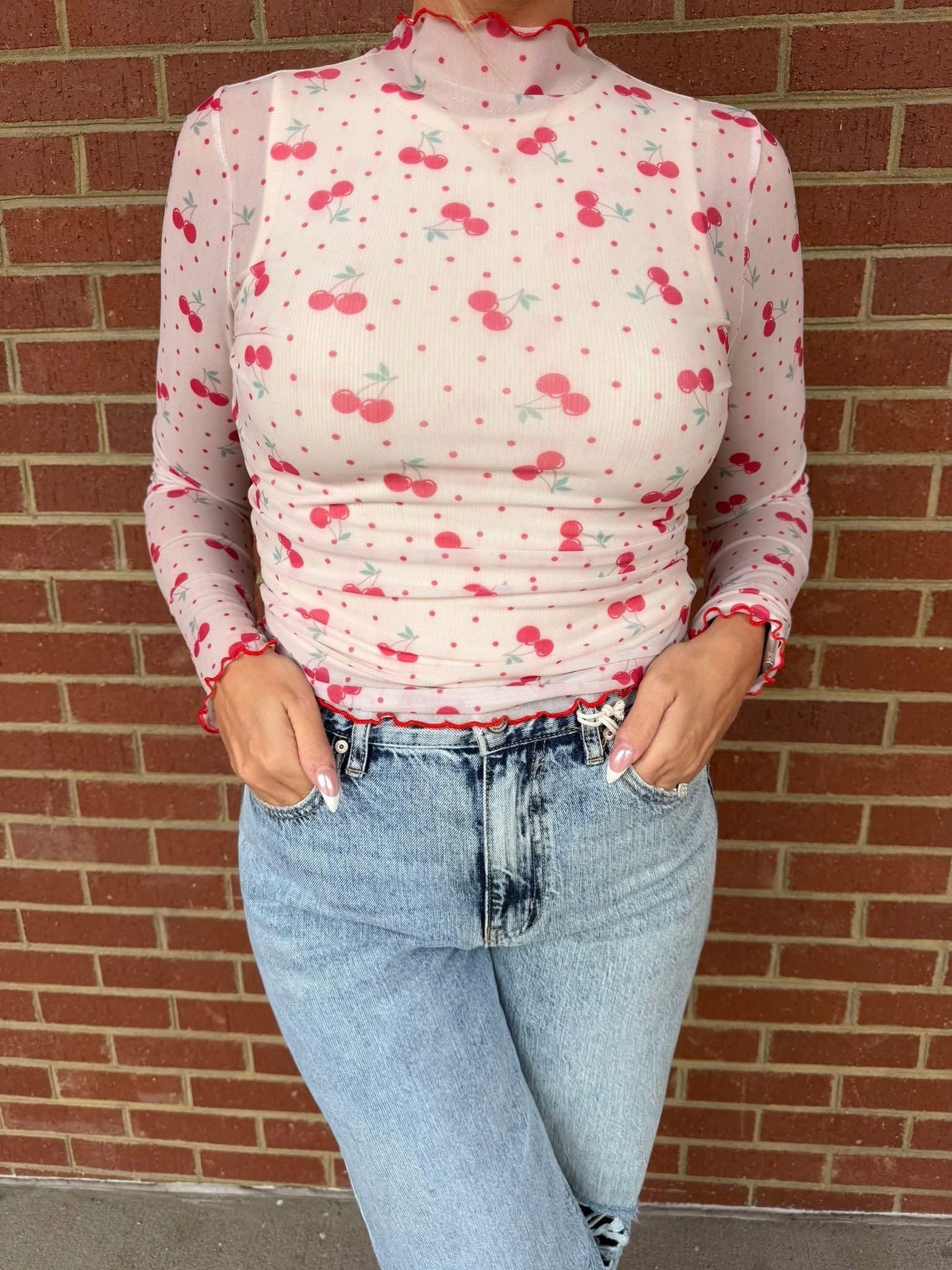 Cherry Pie Layering Longe Sleeve