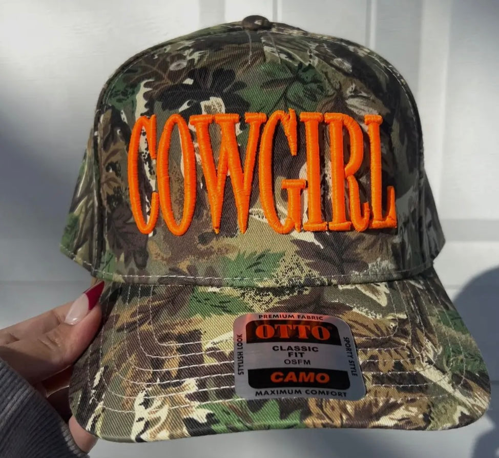 Cowgirl Camo Hat