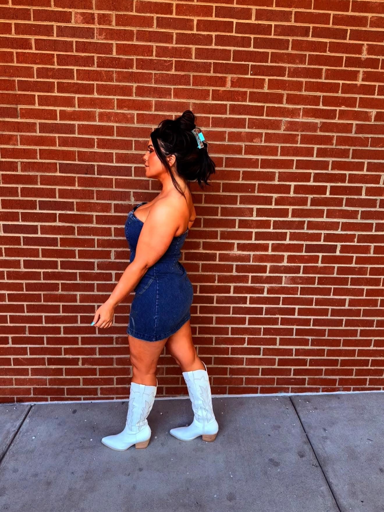 Sweetheart Denim Mini