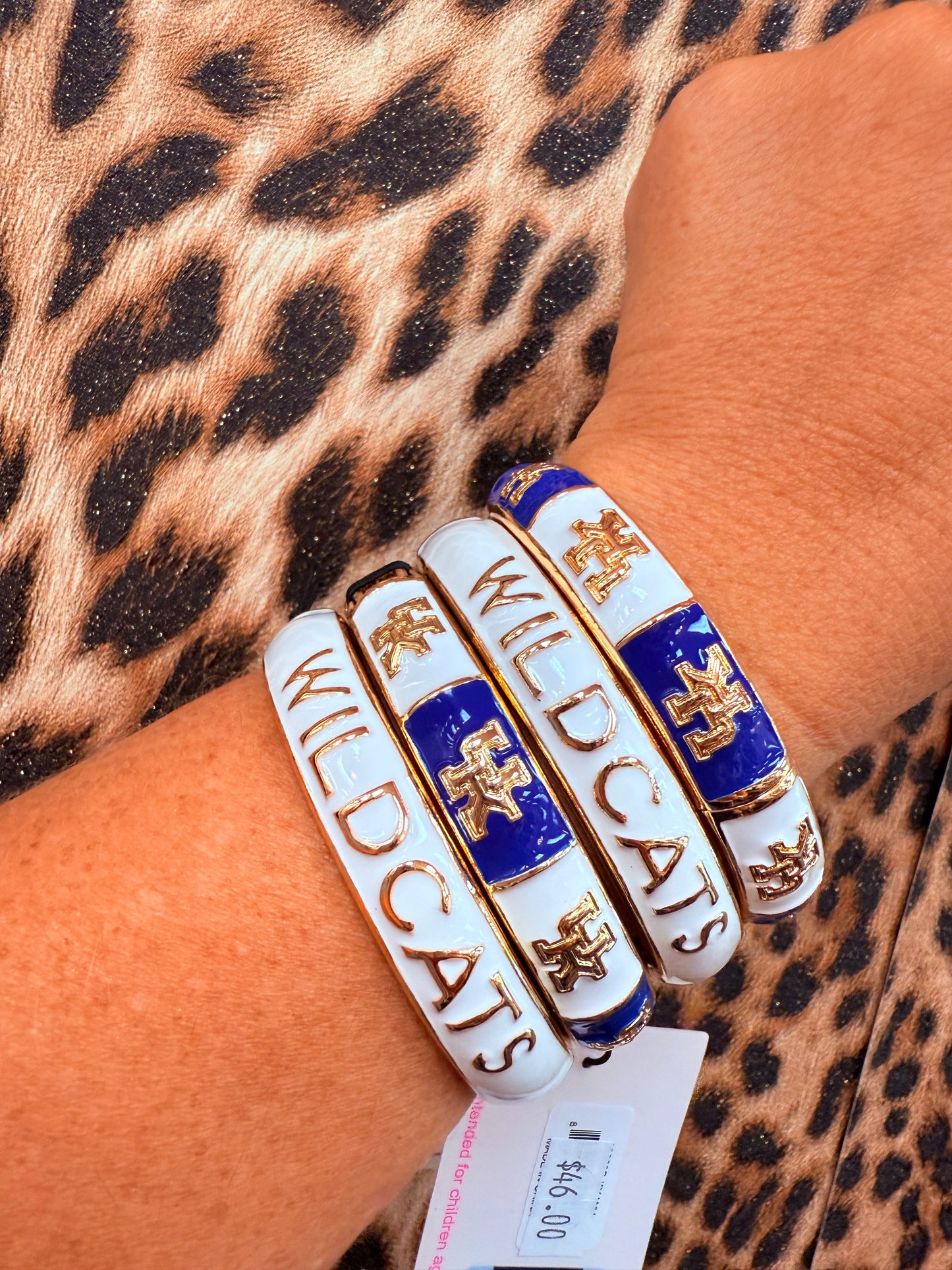 UK White Hinge Bracelet