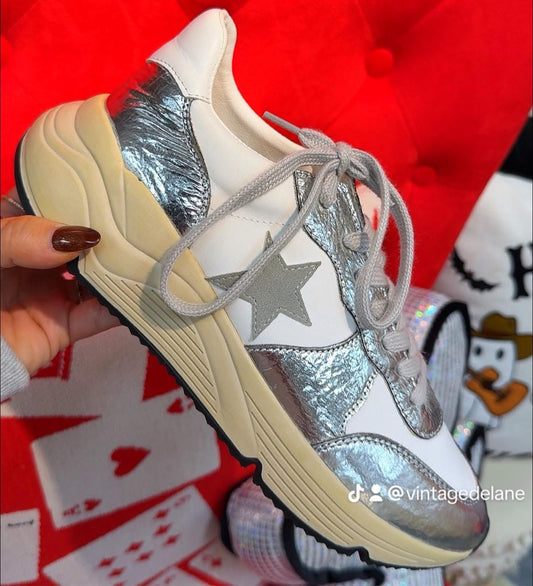 Silver Star Sneakers
