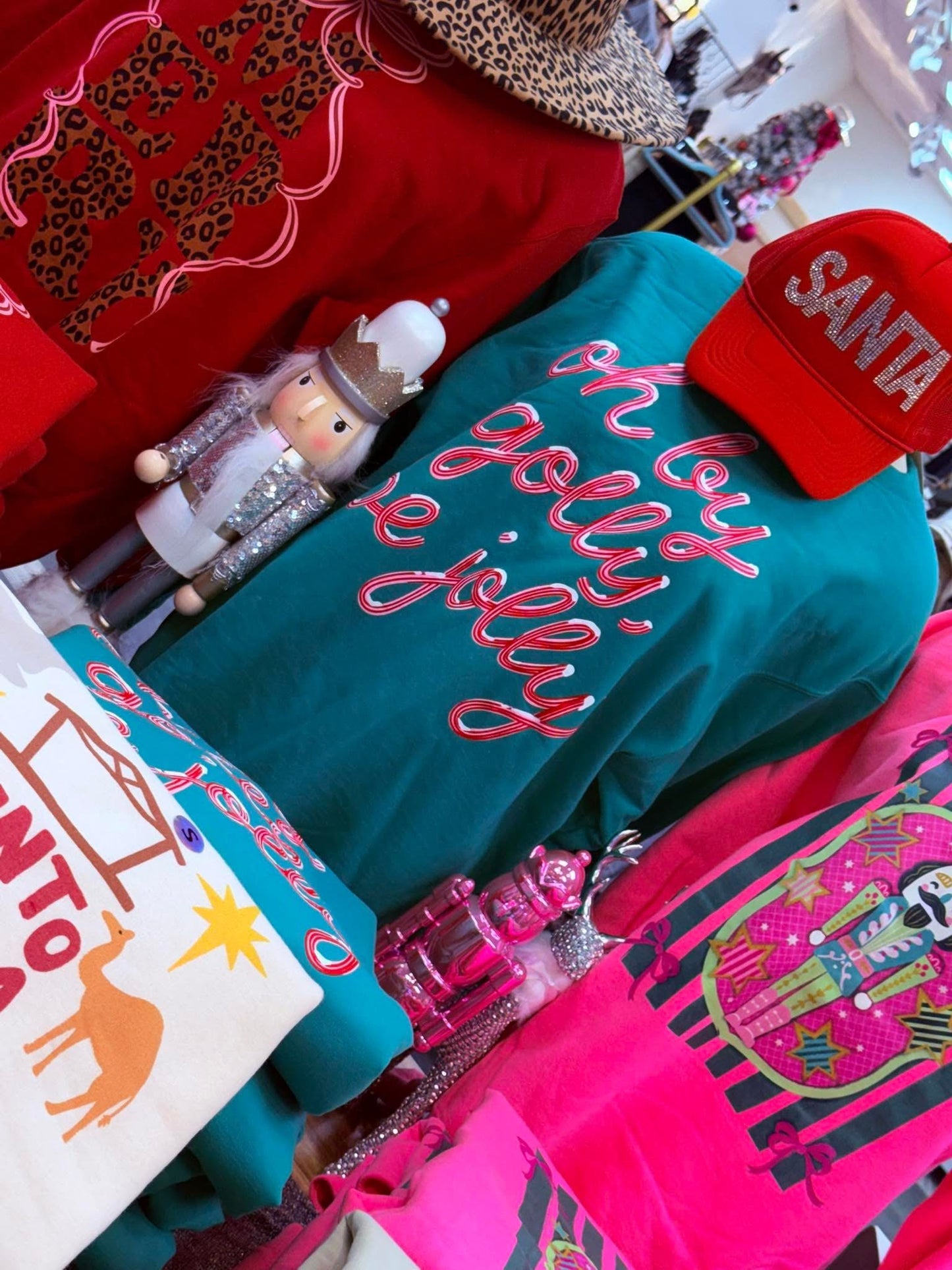 Oh by golly, be jolly crewneck