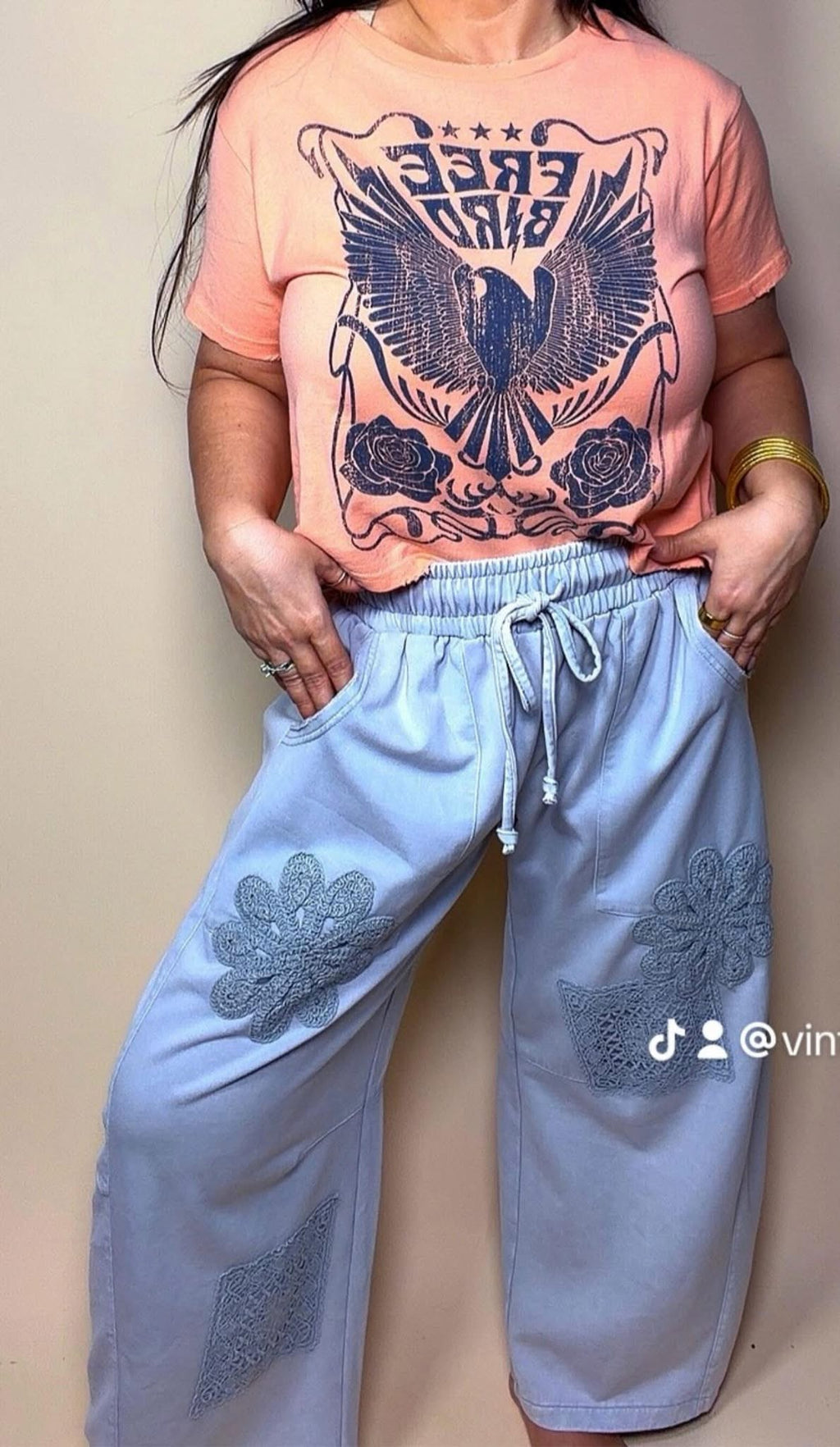 Grey Skies Patchwork Lounge Pants