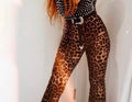 Wild Side Leopard Flare Pants