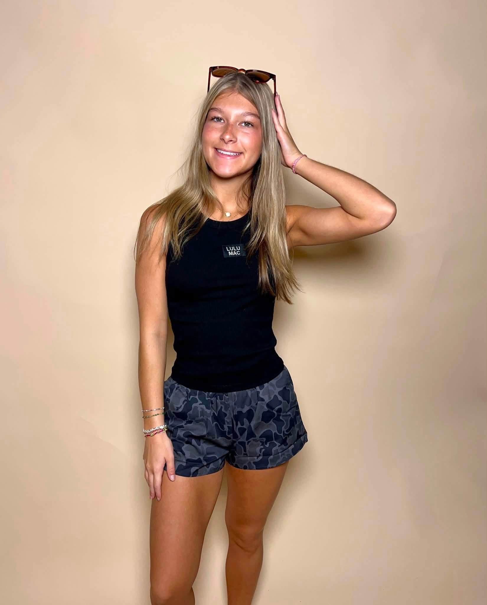 Lulu CamoMidnight shorts